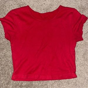 red J.Galt/ Brandy Melville crop top one size